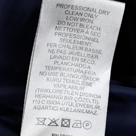 Tibi Quilted Combo Navy Blazer Jacket - Picture 12 of 12